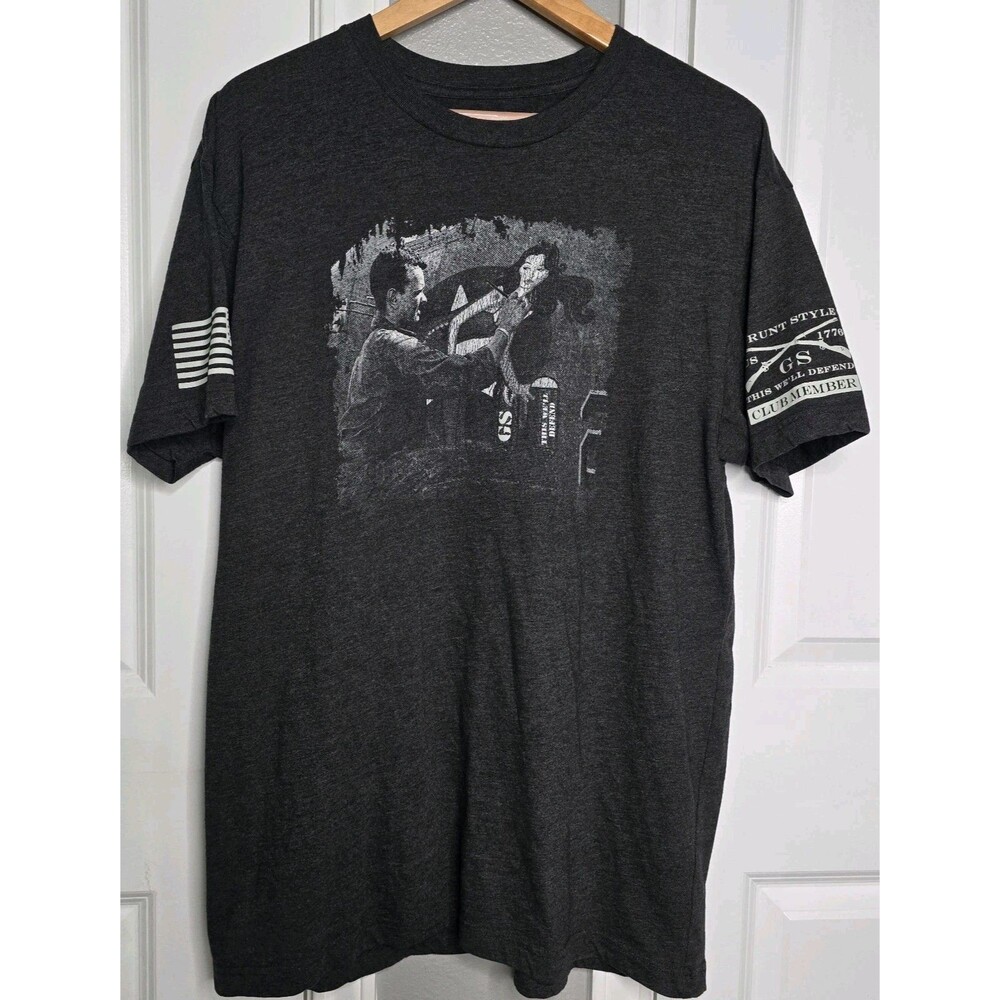 Grunt Style Bombs Away February 2023 Dark Gray Graphic T-Shirt Men's XL